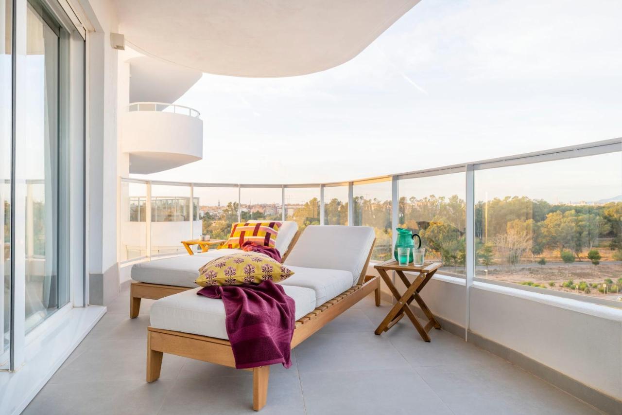 Gran Canet 2Br! Walk To Beach, Sea View, Sauna & Gym カネット・デ・ベレンゲル エクステリア 写真